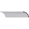 Ekena Millwork 6 1/4"H x 6 1/4"P x 8 7/8"F x 94 1/2"L Classic Crown Moulding MLD06X06X08CL - alternate 1